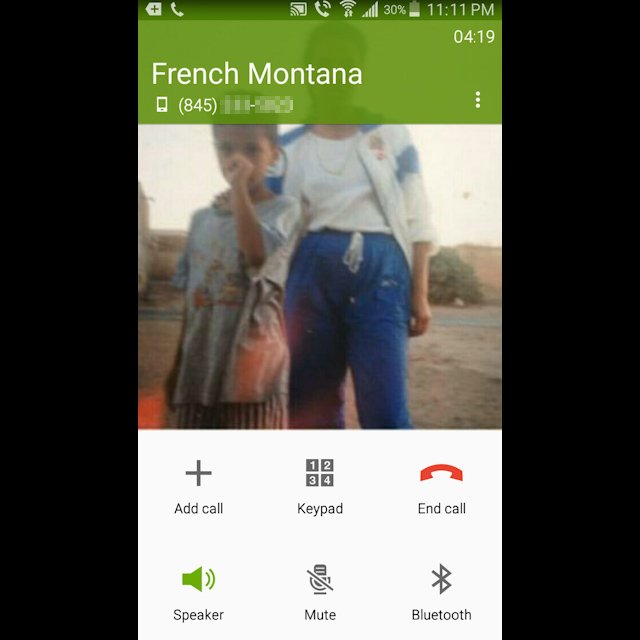 Masar on the phone with French Montana (Dec 19, 2015)