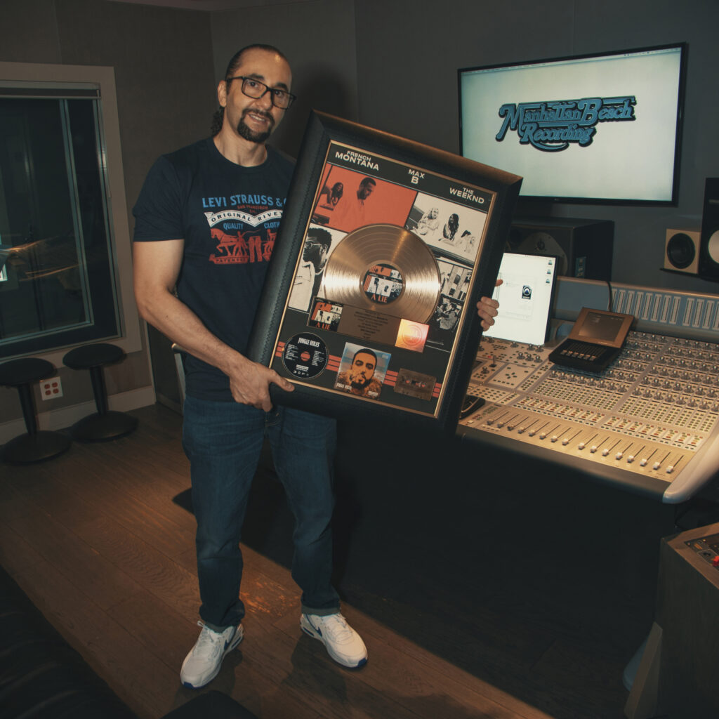 Masar receives an RIAA Award for his contribution to French Montana’s single  “A lie” feat The Weeknd & Max B
