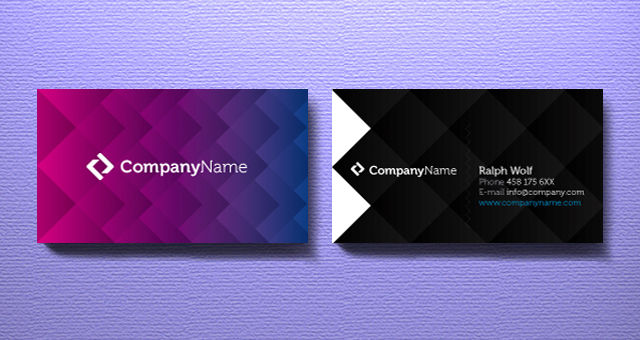 business card online design