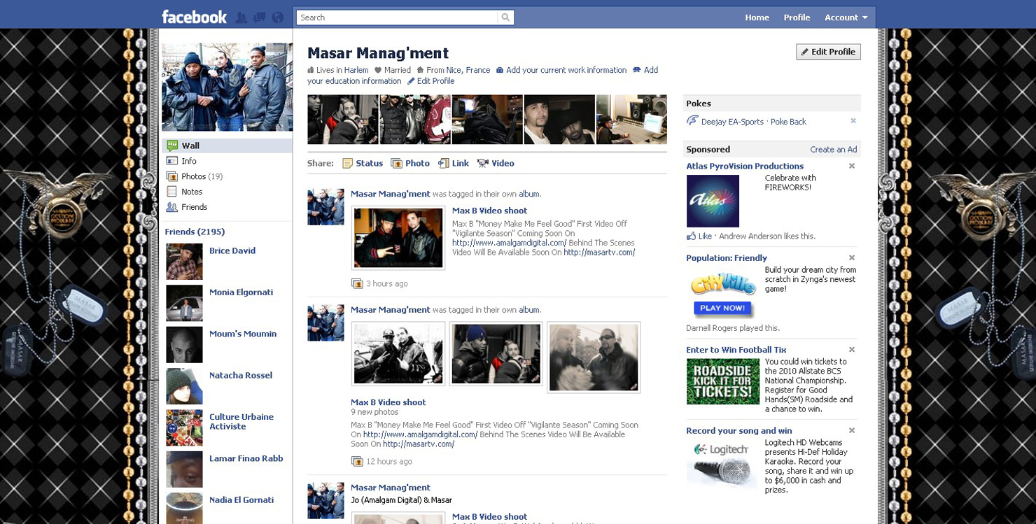 facebook custom background design services